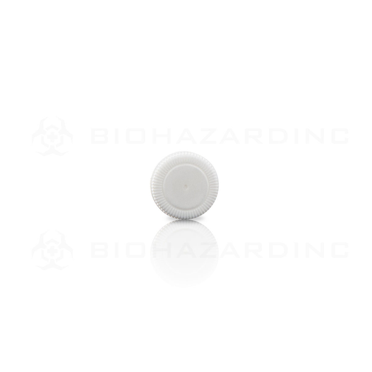 Plastic Cap | Polypropylene Plastic Caps | 13mm - White - 144 Count Cap Biohazard Inc   