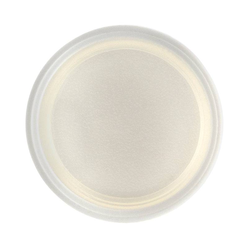 Child Resistant Cap | Smooth Plastic Cap w/ PE Liner | 33mm - Matte White - 216 Count Cap with PS Liner Biohazard Inc   