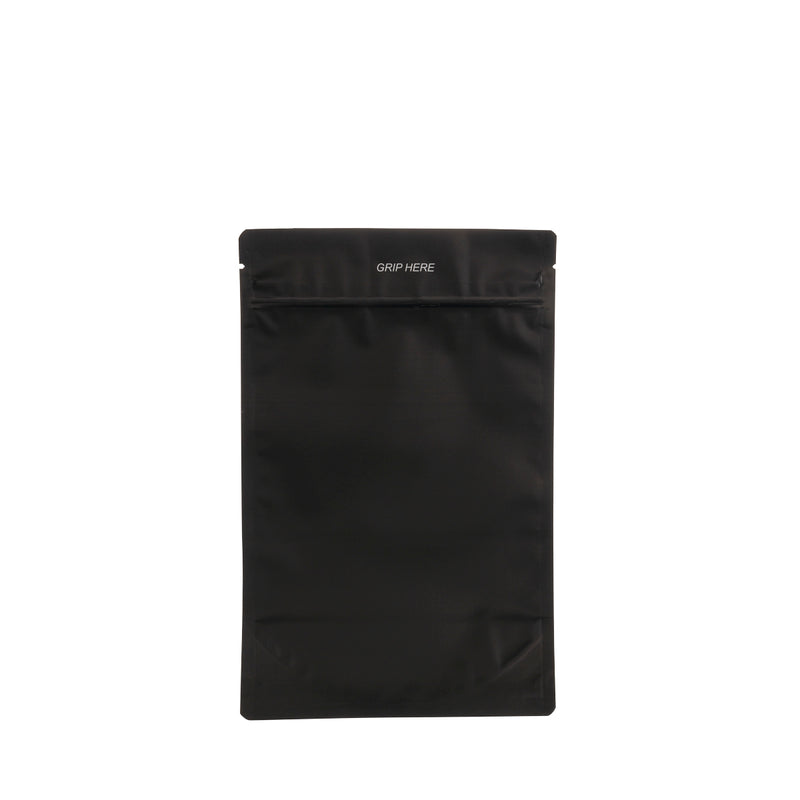 Child Resistant & Tamper Evident | Matte Black Mylar Bags | Various Sizes Child Resistant Mylar Bag Biohazard Inc 28g - 1oz - 250 Count  