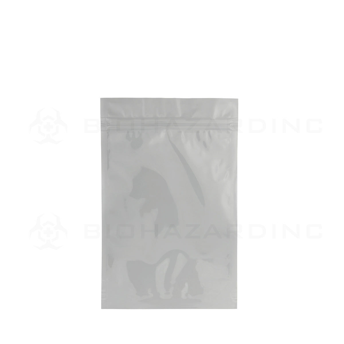 Tamper Evident | Glossy White Vista Mylar Bags - Various Sizes Mylar Bag Biohazard Inc 6" x 9" - 28g - 1000 Count - No Tear Notch  
