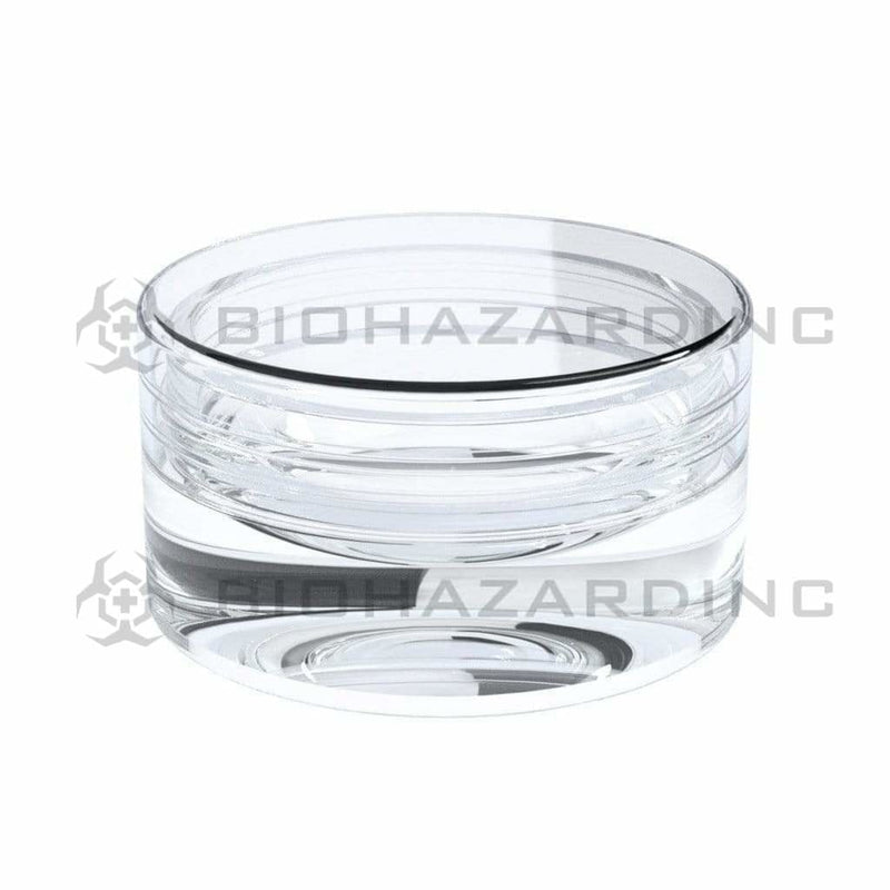 Concentrate Containers | Acrylic Thick Concentrate Jar | 7mL - Clear - 756 Count Concentrate Container Biohazard Inc   