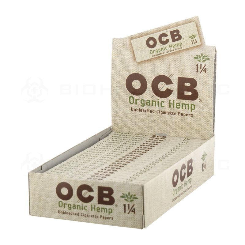 OCB® | 'Retail Display' Rolling Papers | Organic Hemp - 24 Count - Various Sizes Rolling Papers OCB 1¼  - 78mm  