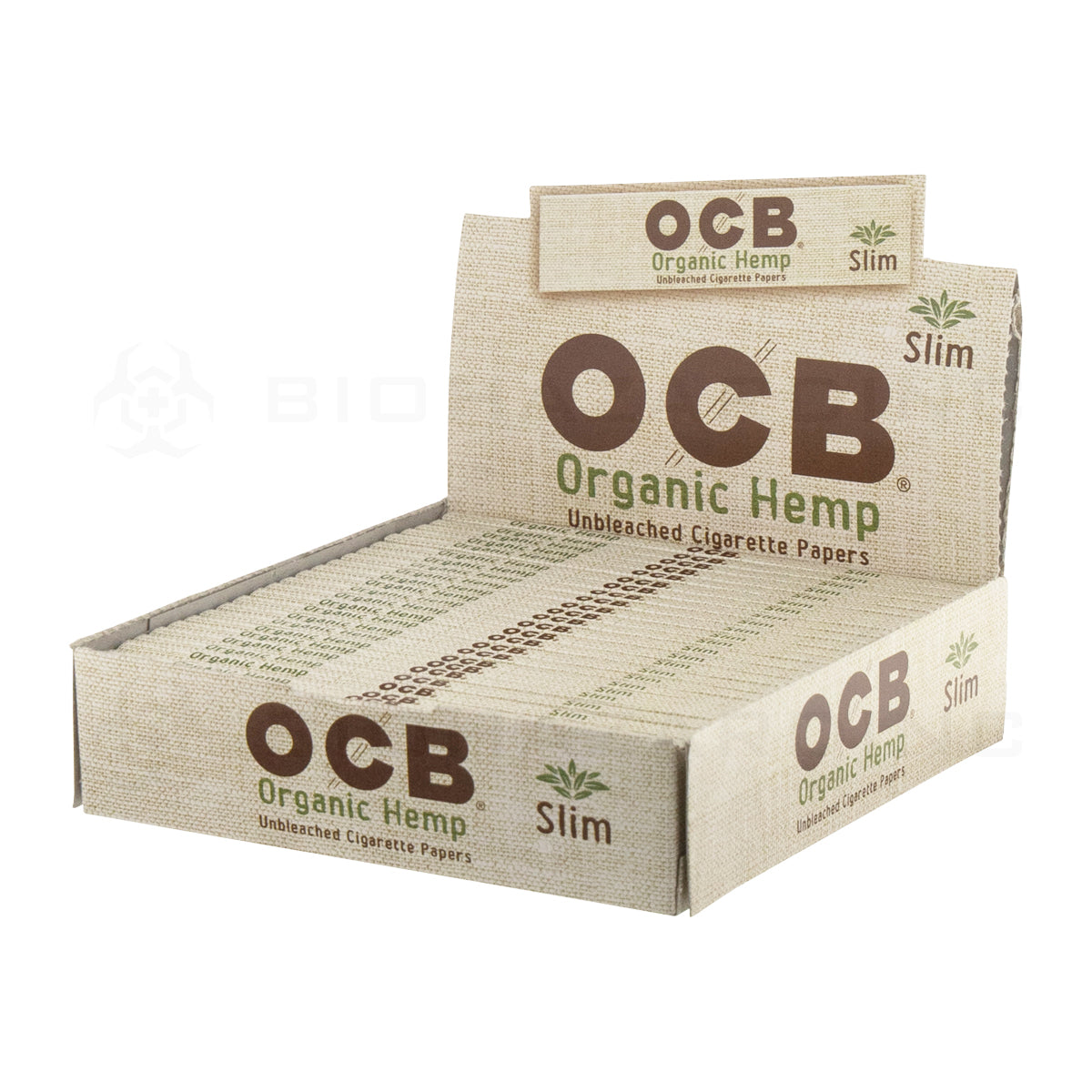 OCB® | 'Retail Display' Rolling Papers | Organic Hemp - 24 Count - Various Sizes Rolling Papers OCB King Slim - 110mm  