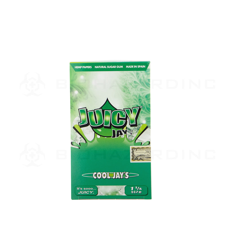 Juicy Jay's® | Wholesale Flavored Rolling Papers Classic 1¼ Size | 78mm - Various Flavors - 24 Count Rolling Papers Juicy Jay's Cool Jays  