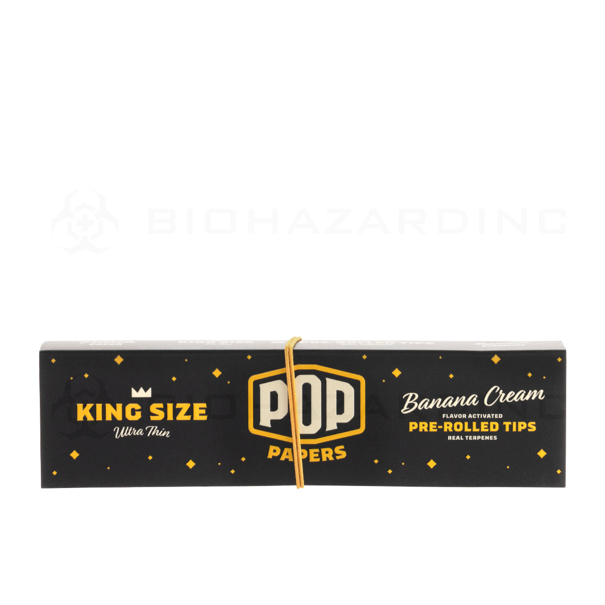 Pop Papers | Wholesale Ultra Thin King Size Rolling Paper w/ Flavor Filter Tips | 110mm - 24 Count - Various Flavors Rolling Papers Biohazard Inc   