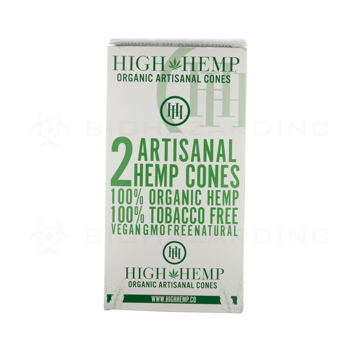 High Hemp | Artisanal Pre-Rolled Cones | 110mm - Original - 15 Count Pre-Rolled Cones High Hemp   