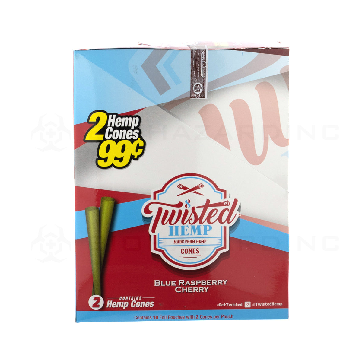 Twisted Hemp™ | Wholesale Pre-Rolled Hemp Cones | 110mm - Various Flavors - 10 Count Pre-Rolled Cones Twisted Hemp   
