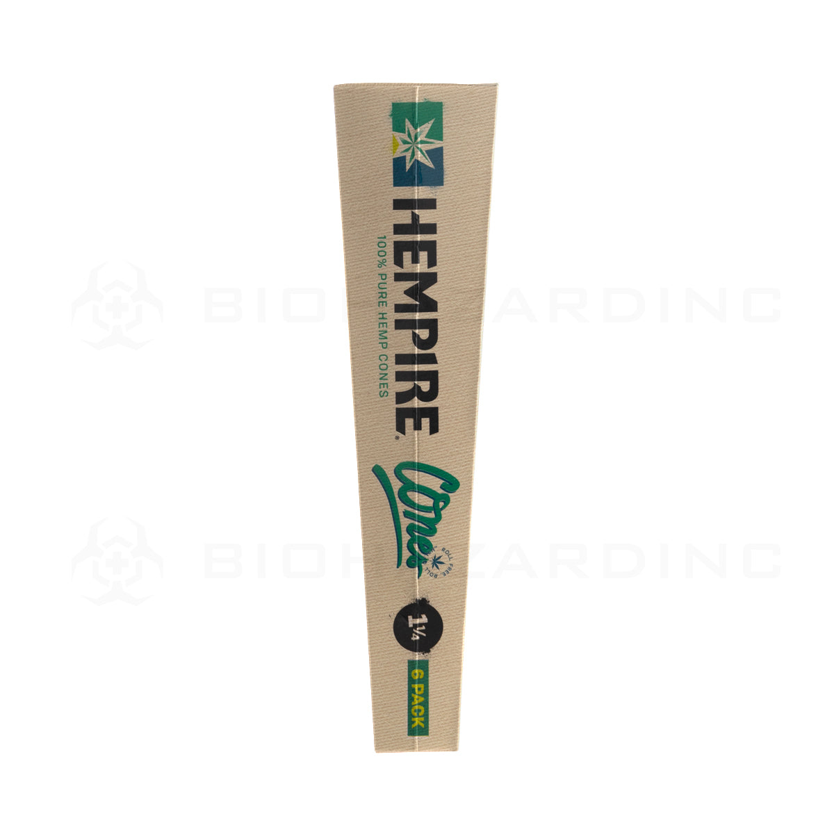 Hempire | Pre-Rolled Cones 1¼ Size | 84mm - Unbleached Paper - 24 Count Pre-Rolled Cones Biohazard Inc   