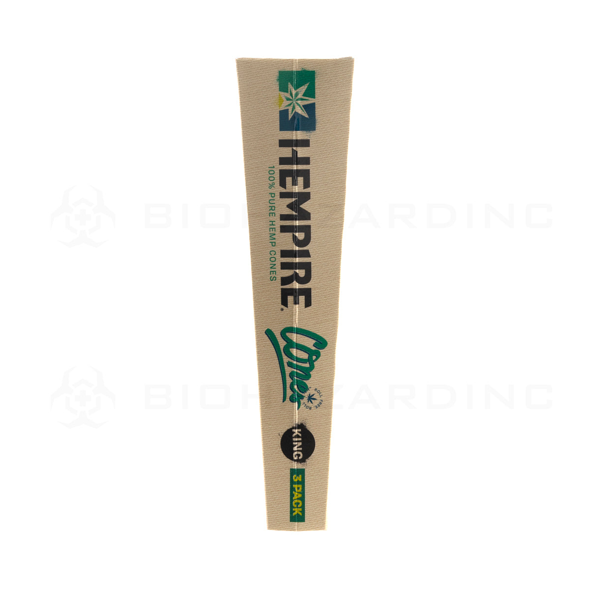 Hempire | Pre-Rolled Cones King Size | 110mm - Unbleached Paper - 24 Count Pre-Rolled Cones Biohazard Inc   