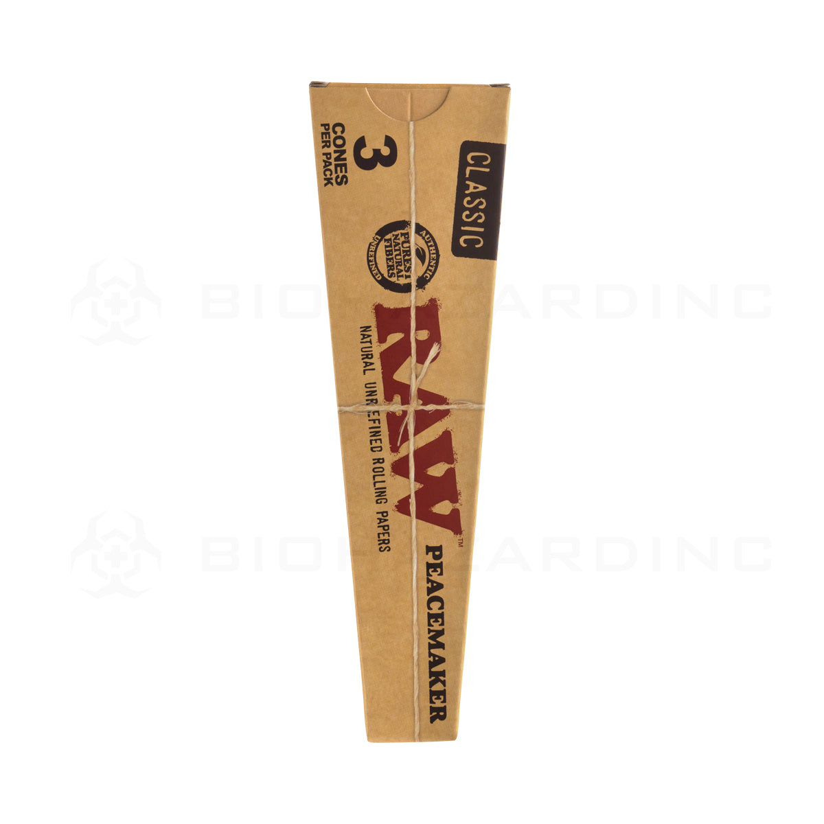 RAW® | Pre-Rolled Cones Peacemaker | 140mm - Unbleached Brown - 16 Count Pre-Rolled Cones Raw   