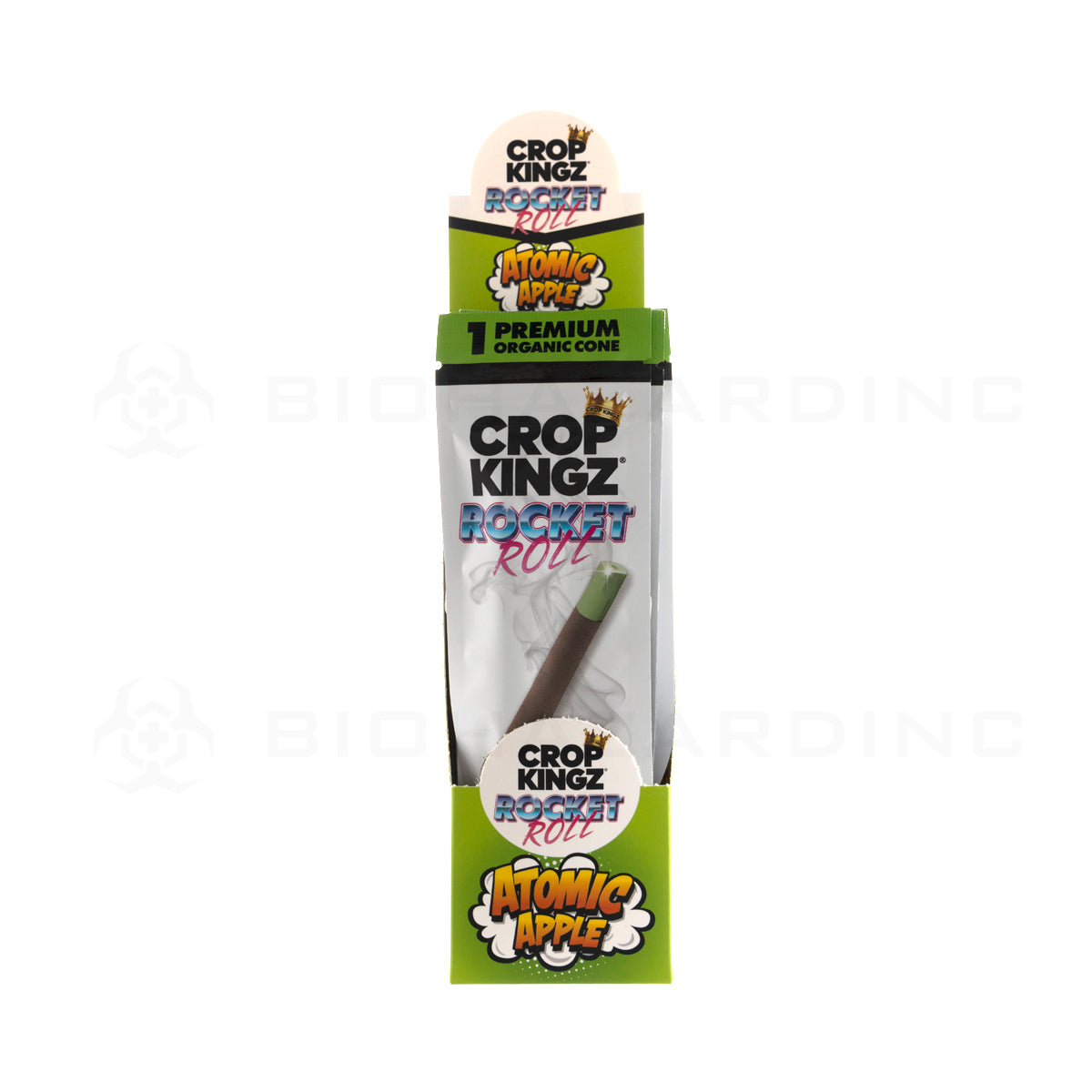 Crop Kingz | Rocket Roll Organic Hemp Wrap | Atomic Apple - 15 Count Hemp Wraps Crop Kingz   