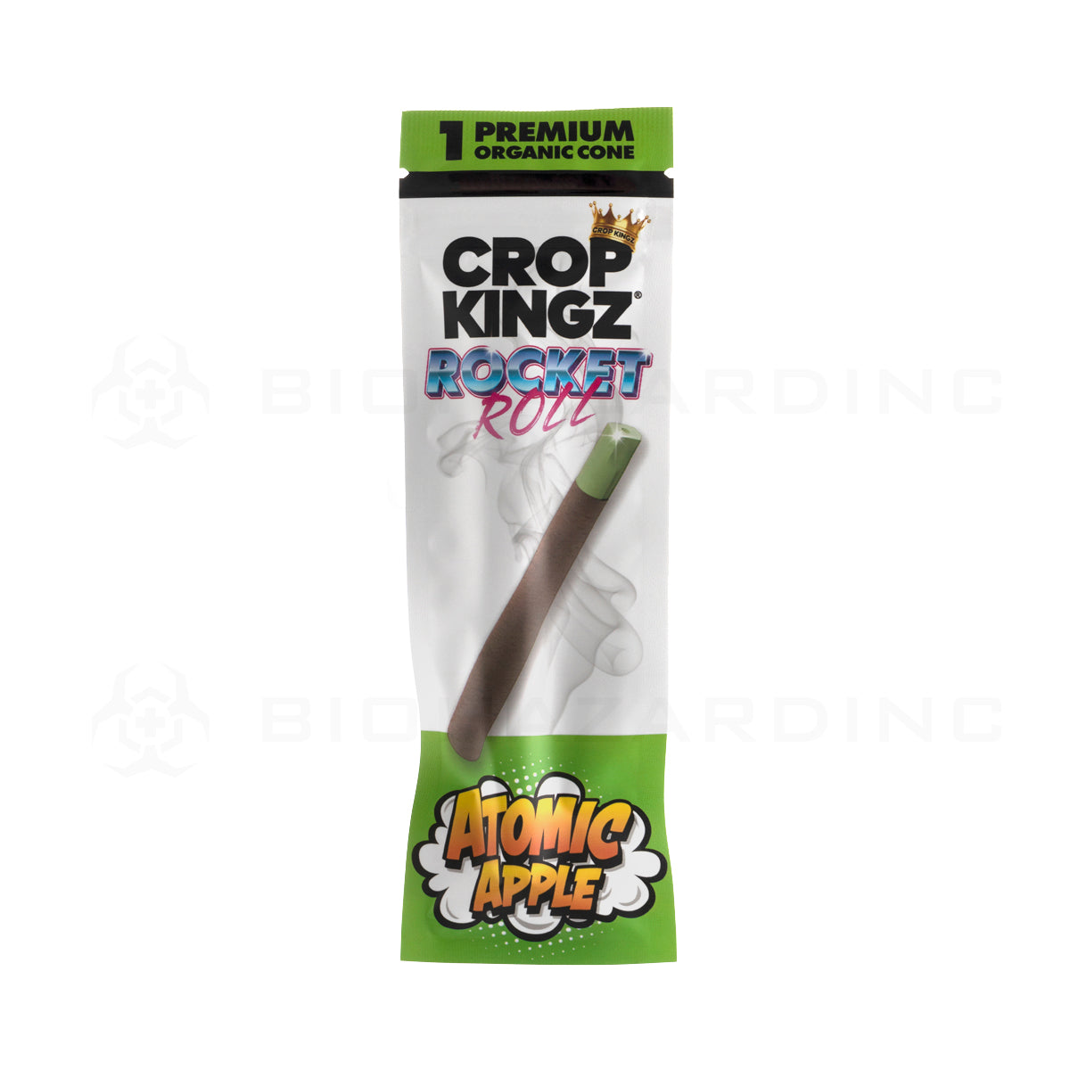 Crop Kingz | Rocket Roll Organic Hemp Wrap | Atomic Apple - 15 Count Hemp Wraps Crop Kingz   