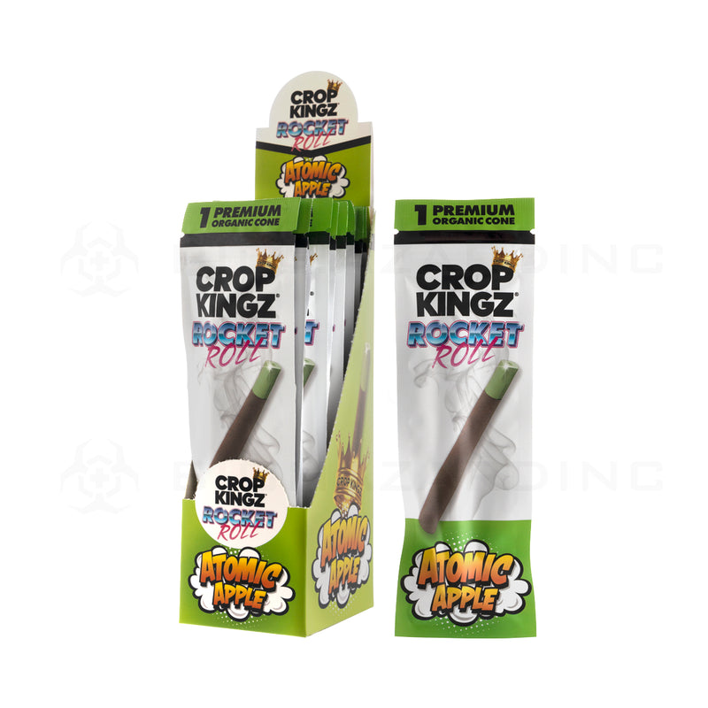 Crop Kingz Rocket Roll Organic Hemp Wrap Atomic Apple 15 Count