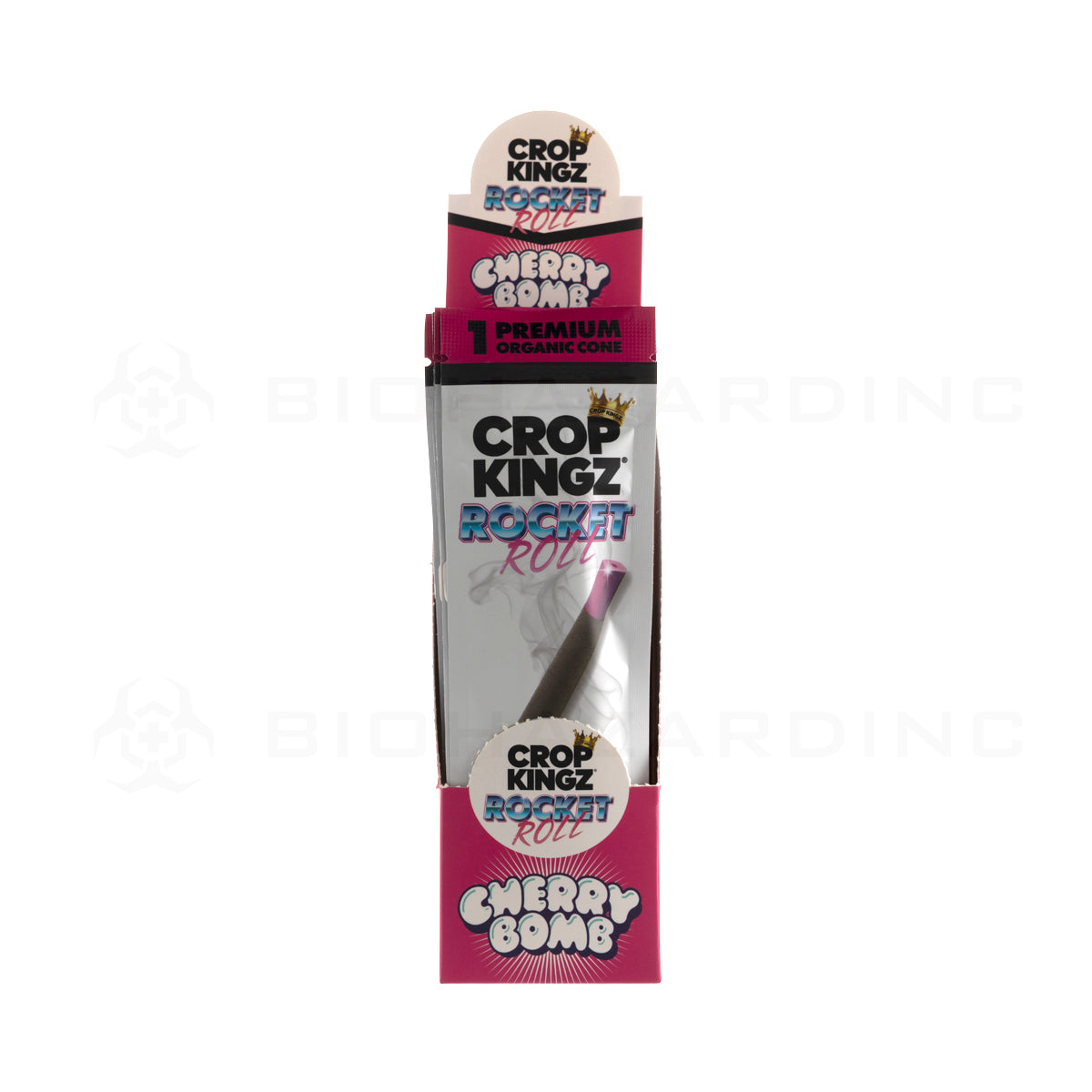 Crop Kingz | Rocket Roll Organic Hemp Wrap | Cherry Bomb - 15 Count Hemp Wraps Crop Kingz   