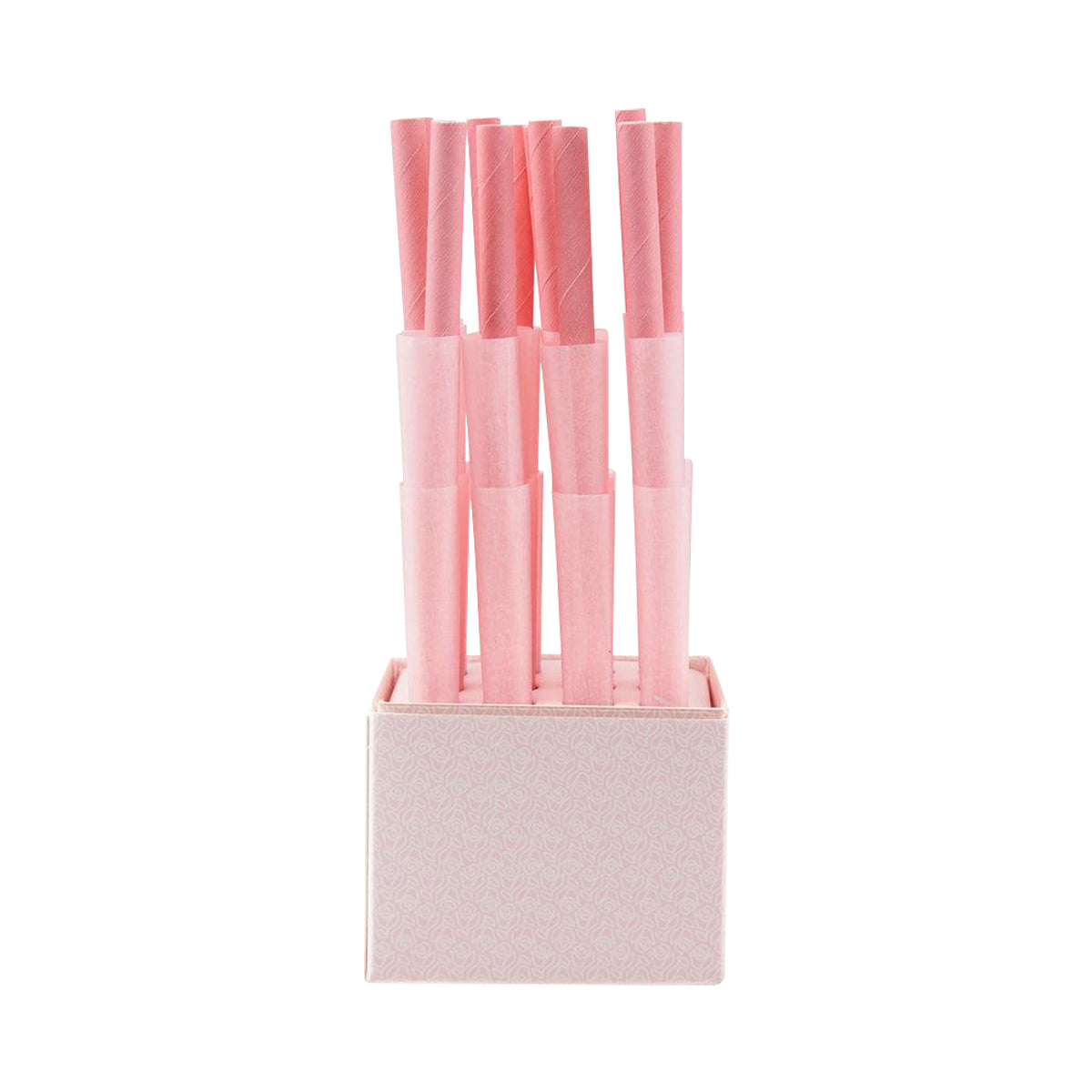 Rozy Pink | Pre-Rolled Cones 1¼ Size | 84mm - Pink - 24 Count Pre-Rolled Cones Rozy   