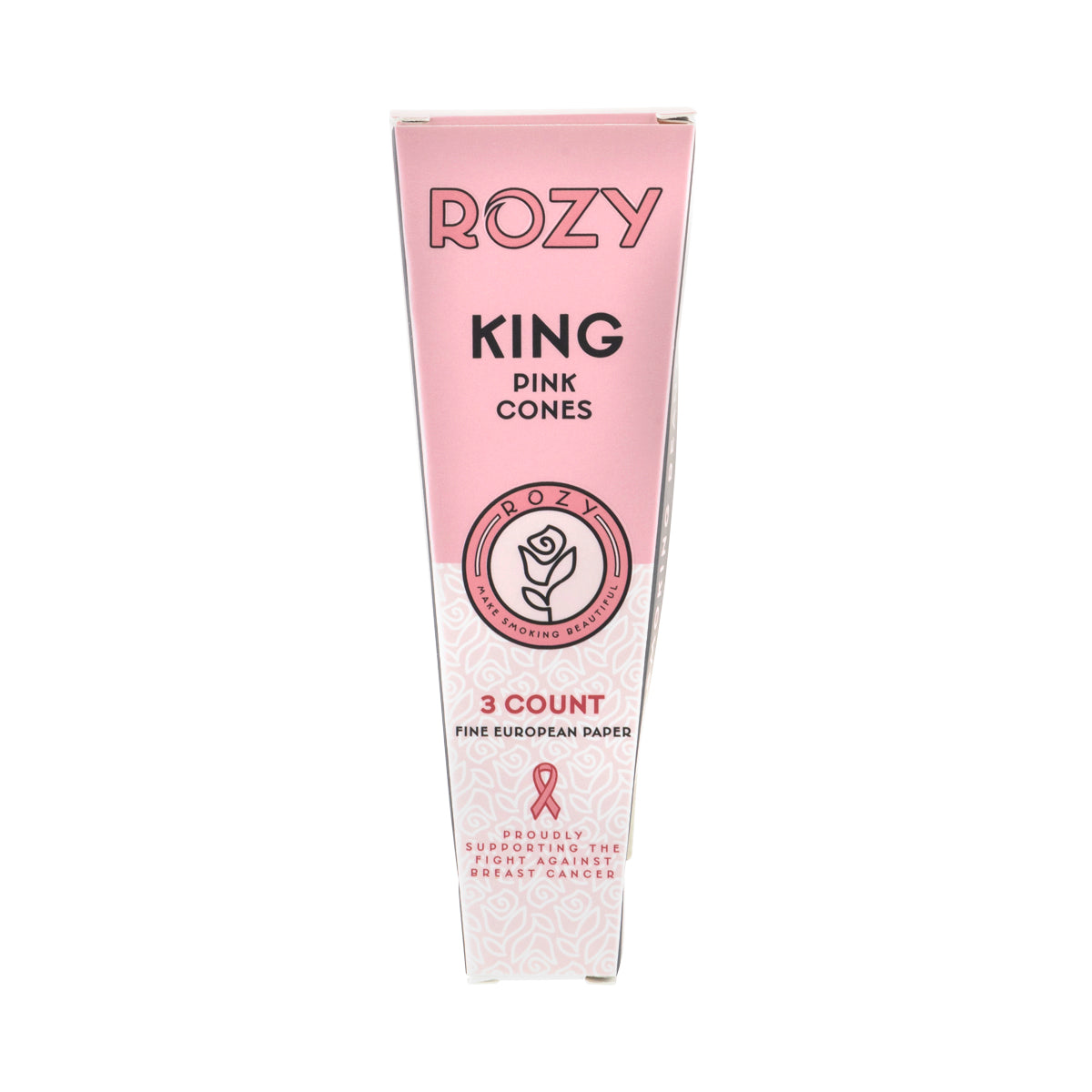 Rozy Pink | Pre-Rolled Cones King Size 3-Pack | 109mm - Pink - 24 Count Pre-Rolled Cones Rozy   