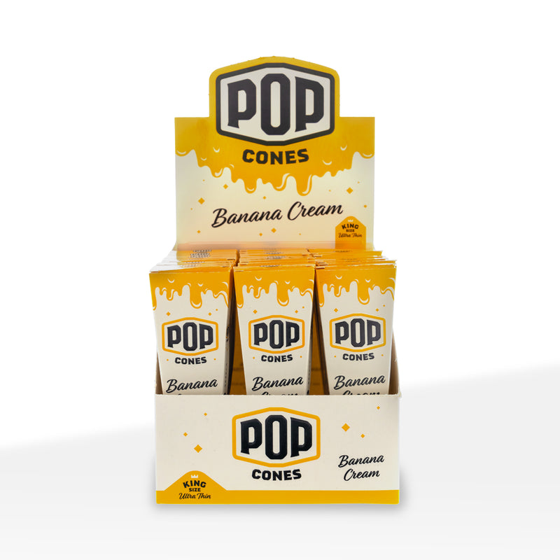 Pop Cones | Ultra Thin Pre-Rolled Cones King Size | 109mm - 3 Pack 24 Count - Various Flavors Pre-Rolled Cones Biohazard Inc   