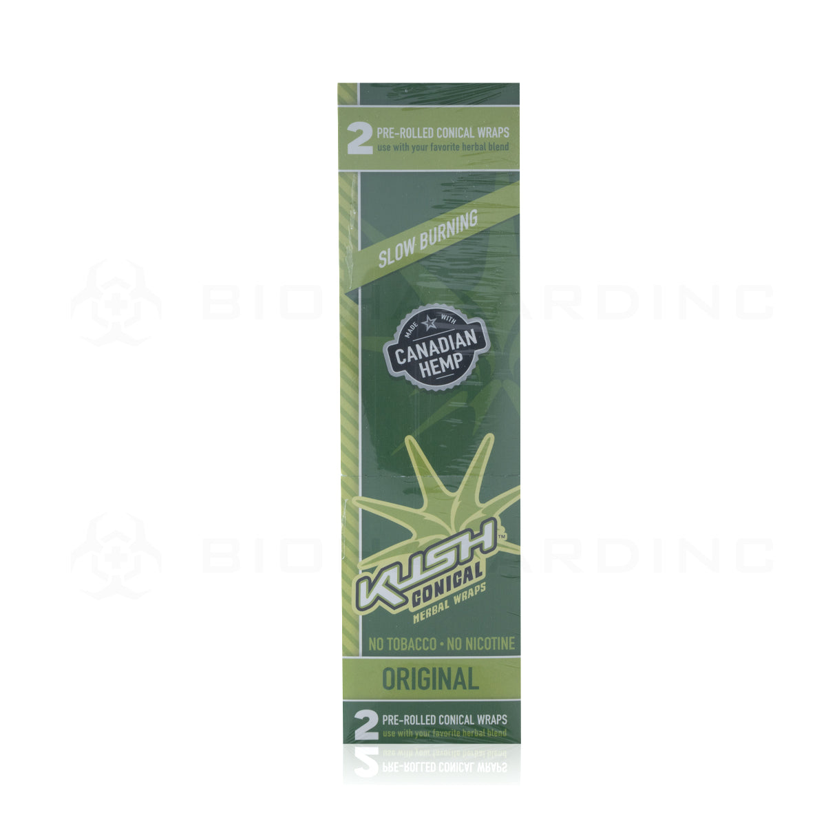 KUSH® | Conical Herbal Wraps | Various Flavors - 15 Count Hemp Wraps Kush Original  