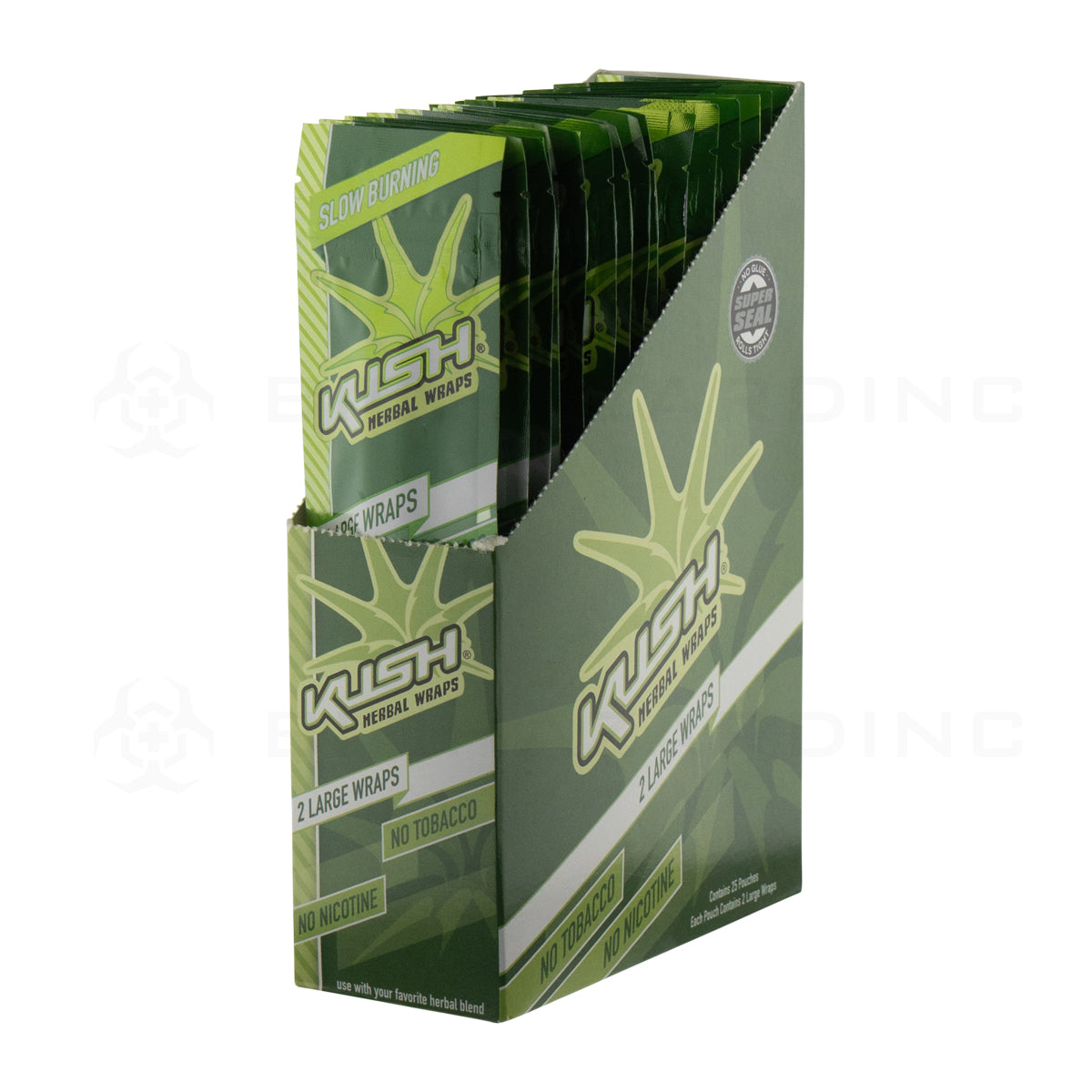 KUSH® | Herbal Wraps | Various Flavors - 25 Count Hemp Wraps Kush Original  