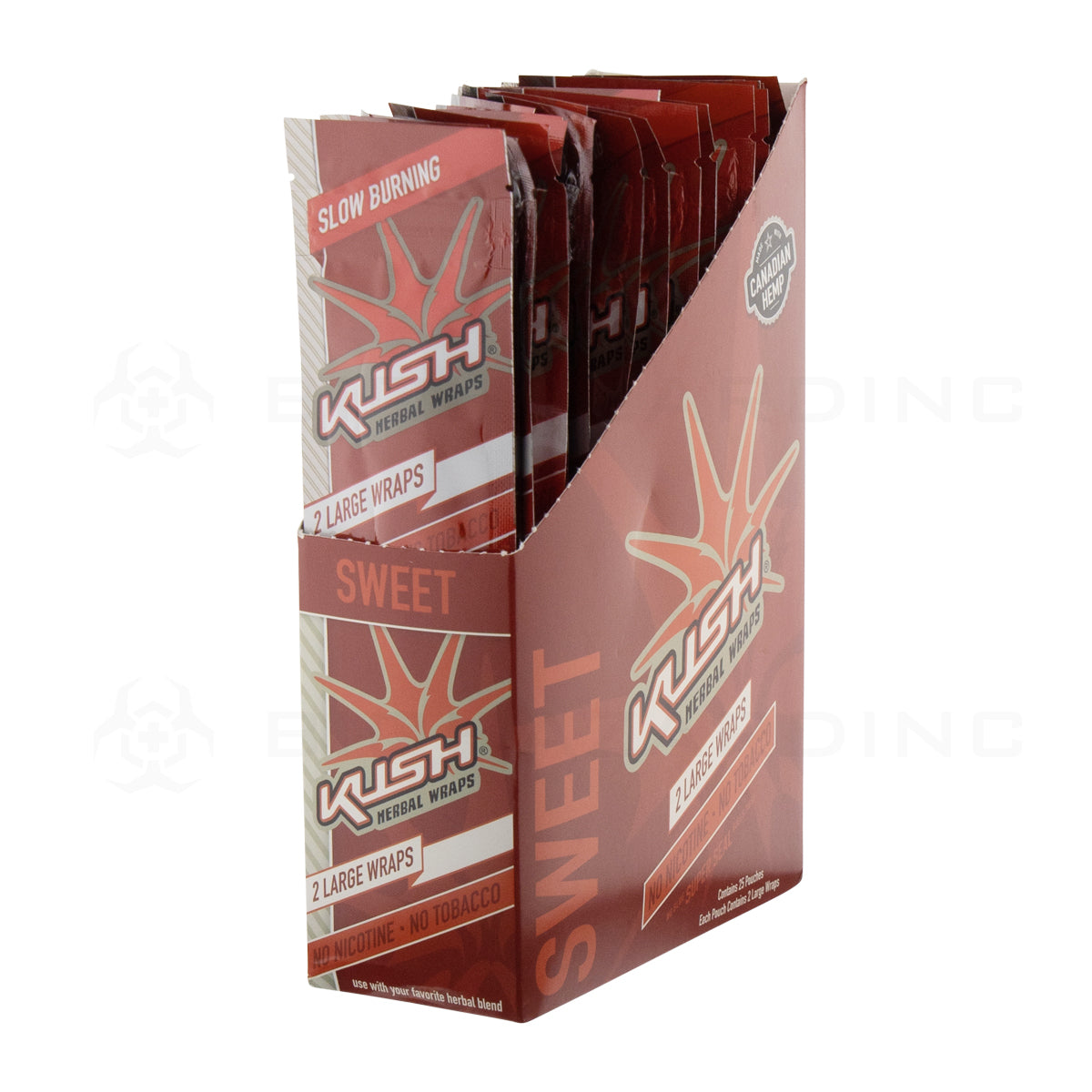 KUSH® | Herbal Wraps | Various Flavors - 25 Count Hemp Wraps Kush Sweet  