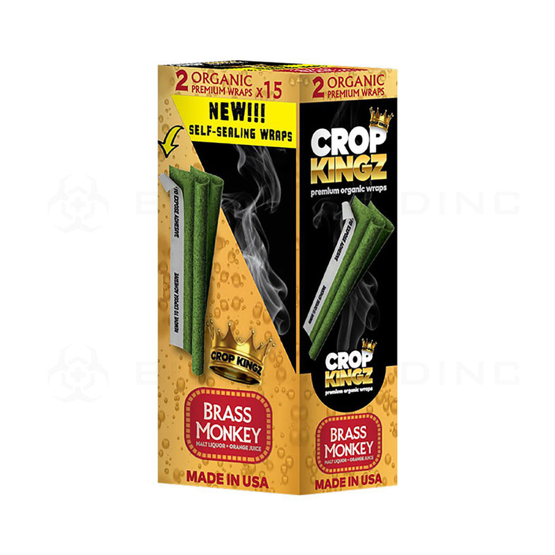 Crop Kingz | Organic Hemp Wraps | Various Flavors - 15 Count Hemp Wraps Crop Kingz Brass Monkey  