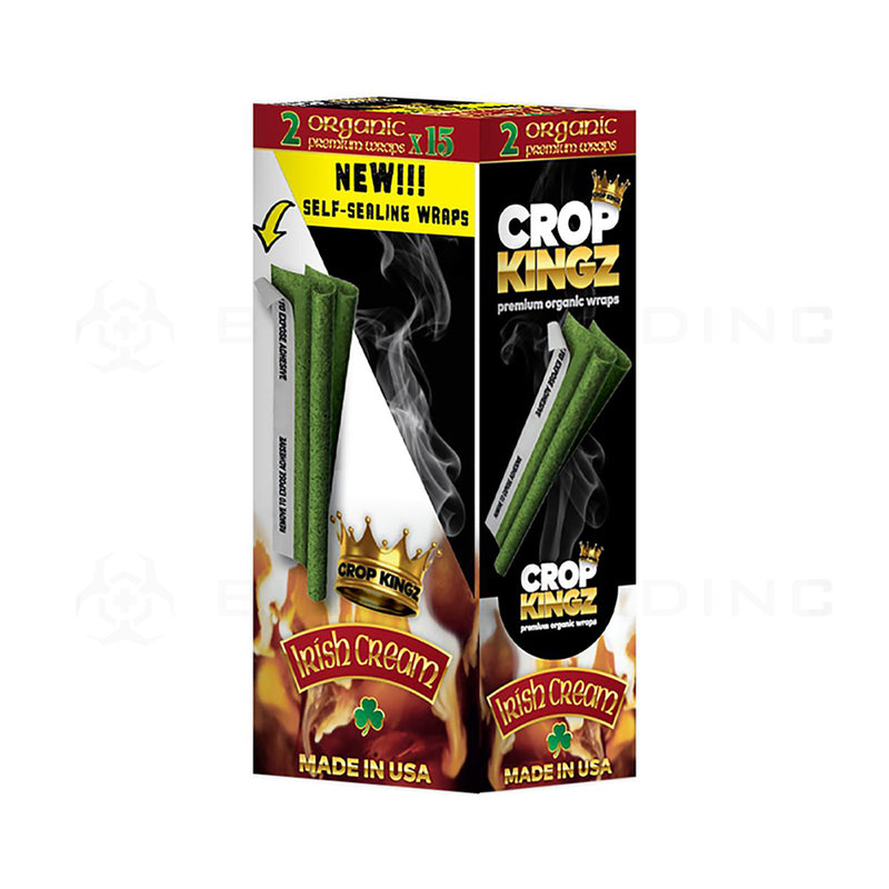 Crop Kingz | Organic Hemp Wraps | Various Flavors - 15 Count Hemp Wraps Crop Kingz Irish Cream  