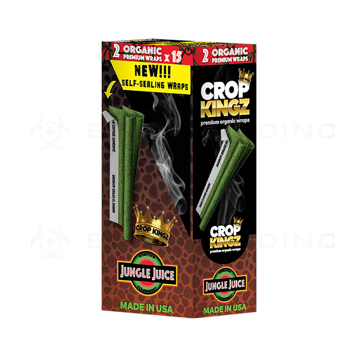 Crop Kingz | Organic Hemp Wraps | Various Flavors - 15 Count Hemp Wraps Crop Kingz Jungle Juice  