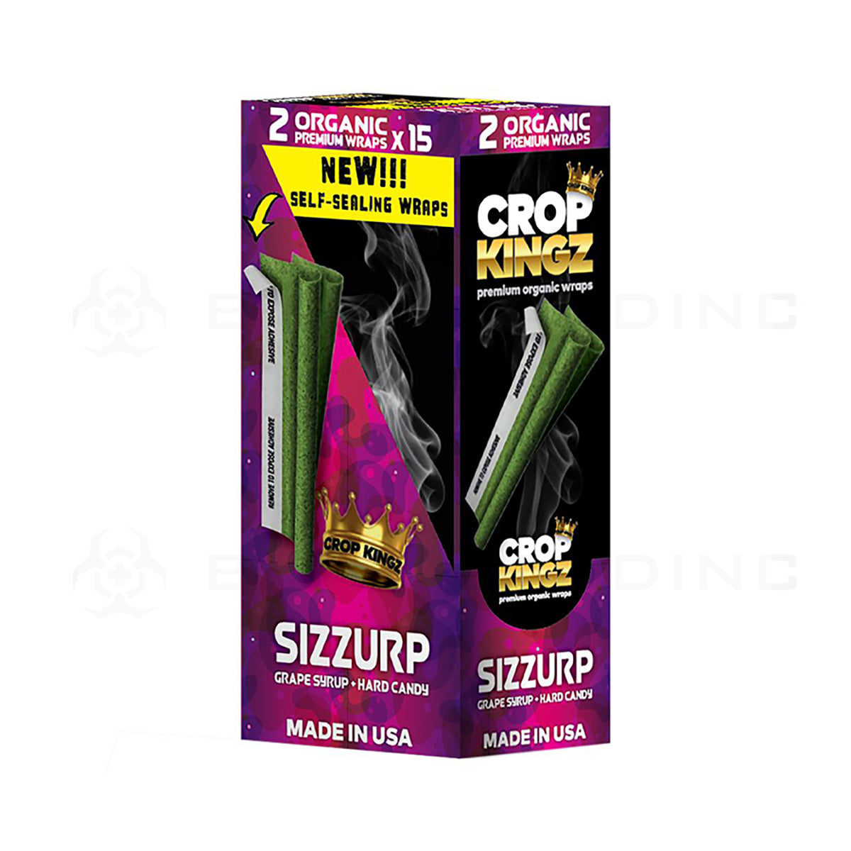 Crop Kingz | Organic Hemp Wraps | Various Flavors - 15 Count Hemp Wraps Crop Kingz Sizzurp  