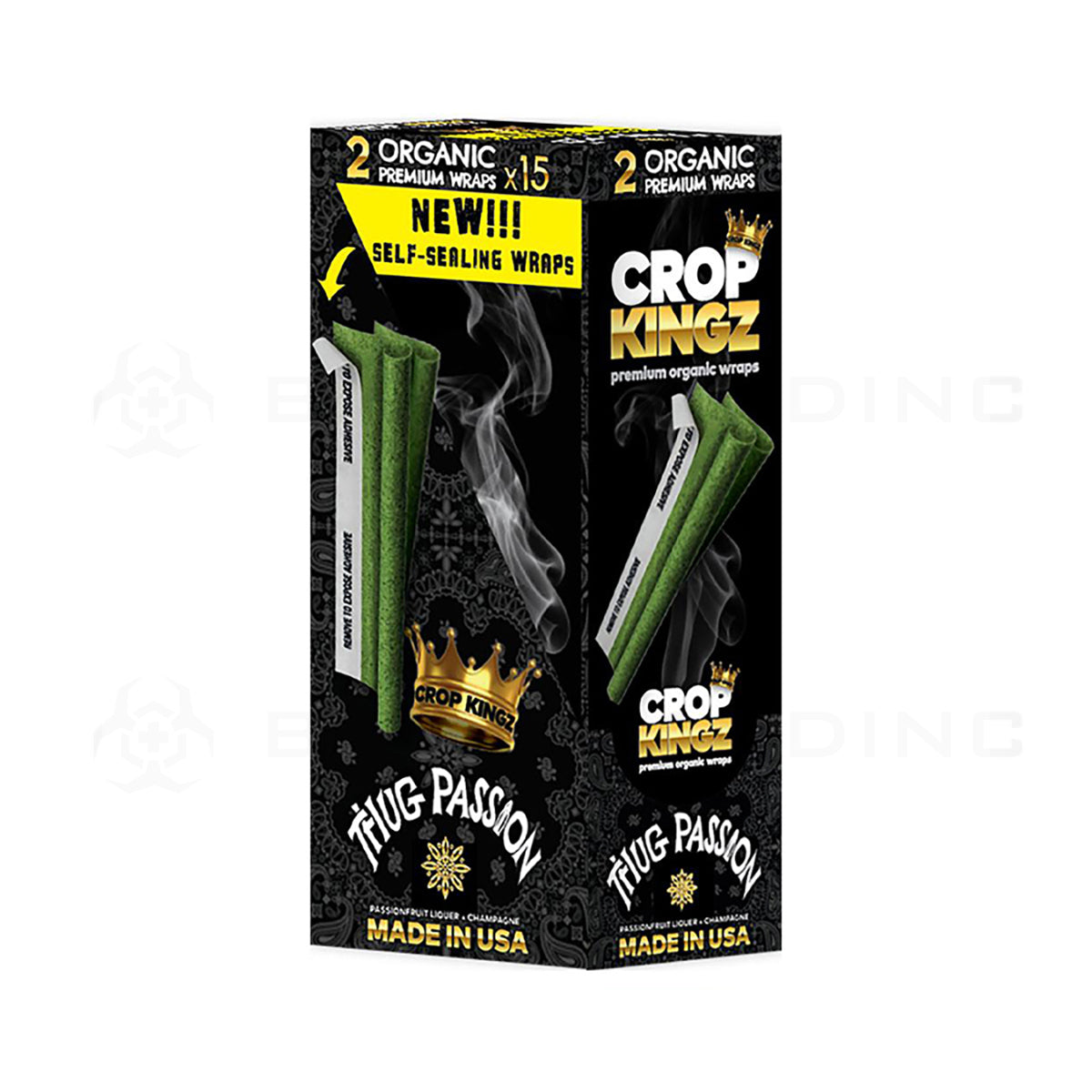 Crop Kingz | Organic Hemp Wraps | Various Flavors - 15 Count Hemp Wraps Crop Kingz Thug Passion  