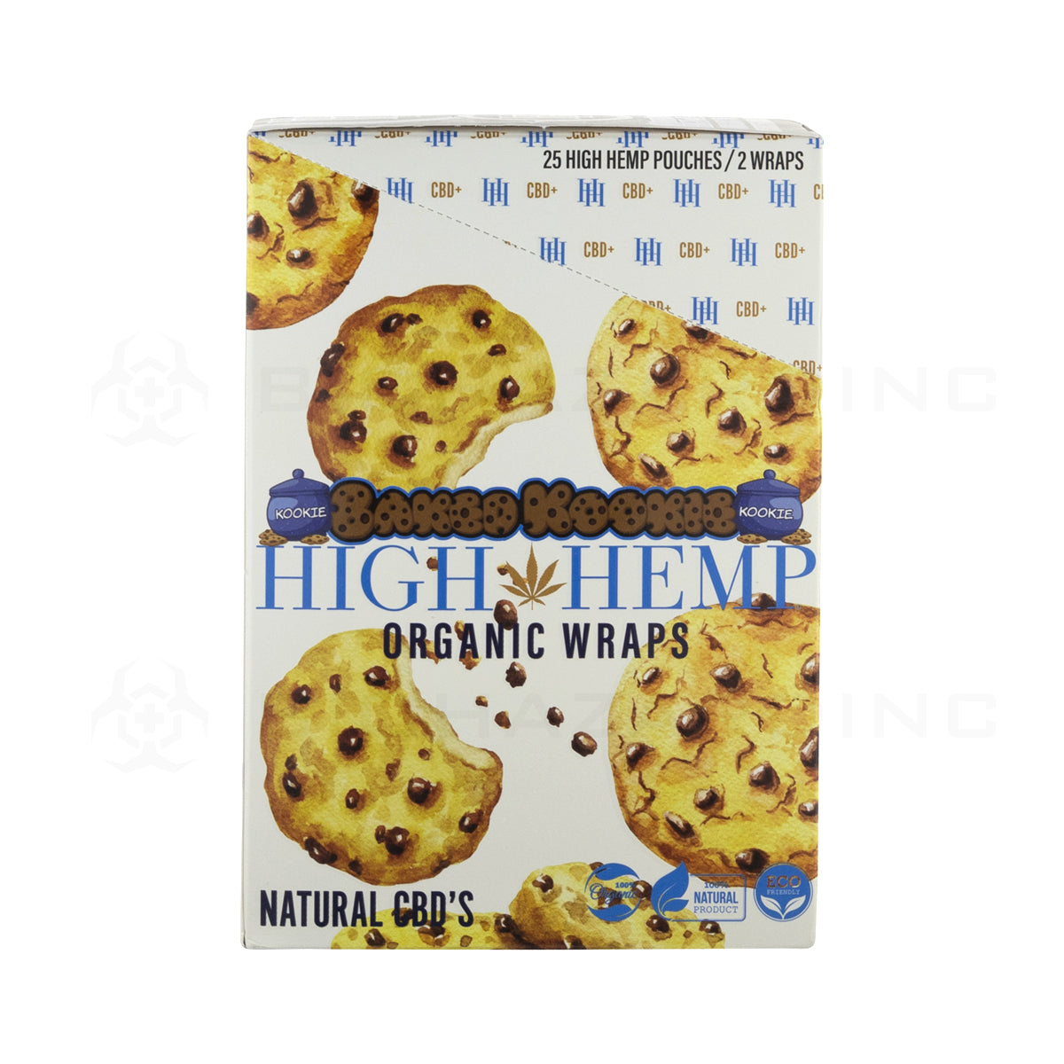 High Hemp | Organic Hemp Blunt Wraps | 100mm - Baked Kookie - 25 Count Hemp Wraps High Hemp   
