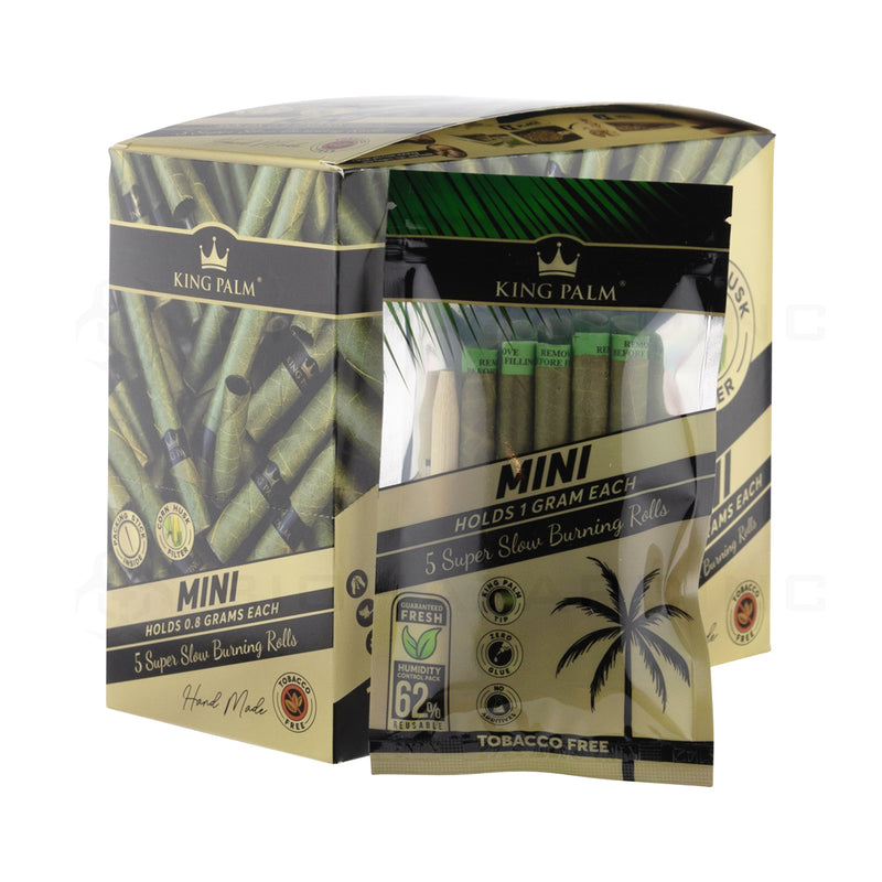 King Palm™ | Wholesale Mini Rolls | 15 Count - Various Flavors Palm Pre Rolled Wraps King Palm   