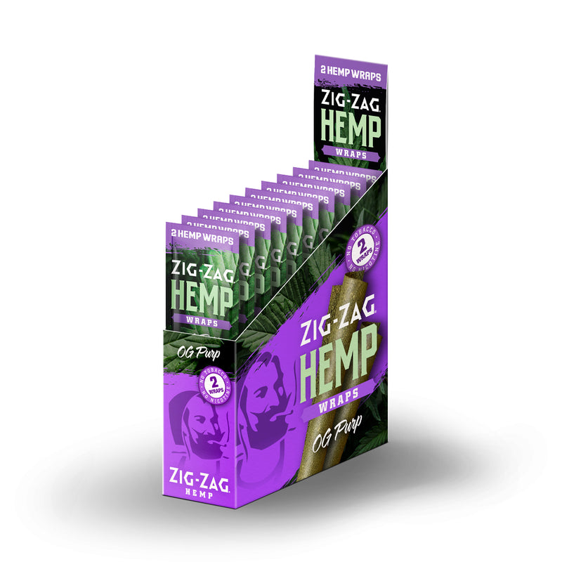Zig Zag® | Wholesale Hemp Blunt Wraps - Non Pre-Priced | 105mm - 25 Count - Various Flavors Hemp Wraps Zig Zag   