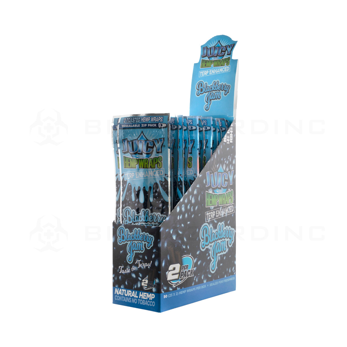Juicy Jay's® | Hemp Blunt Wraps | Blackberry Jam - 25 count
