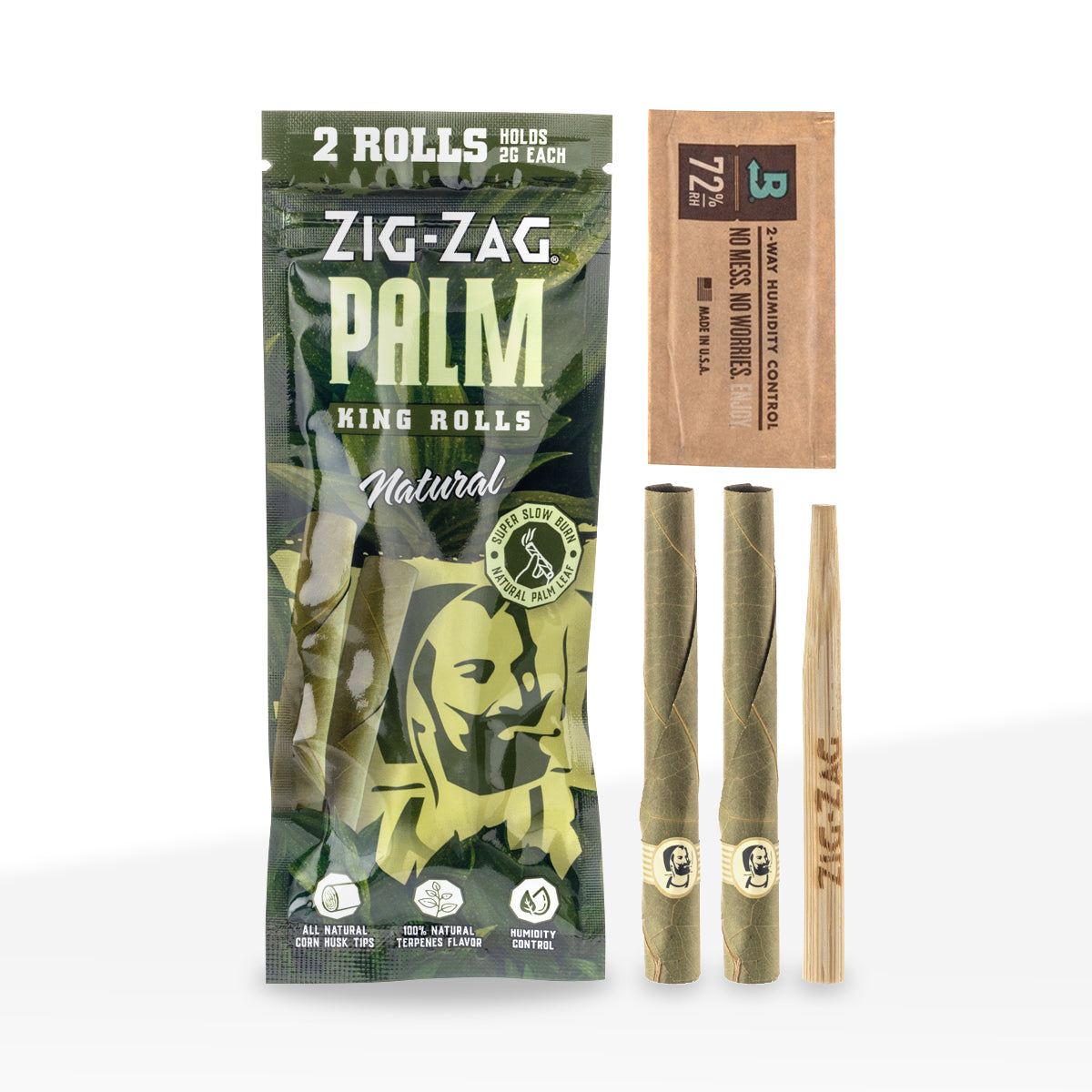 Zig-Zag® | Palm King Rolls | Natural - Various Packs Palm Pre Rolled Wraps Zig Zag   