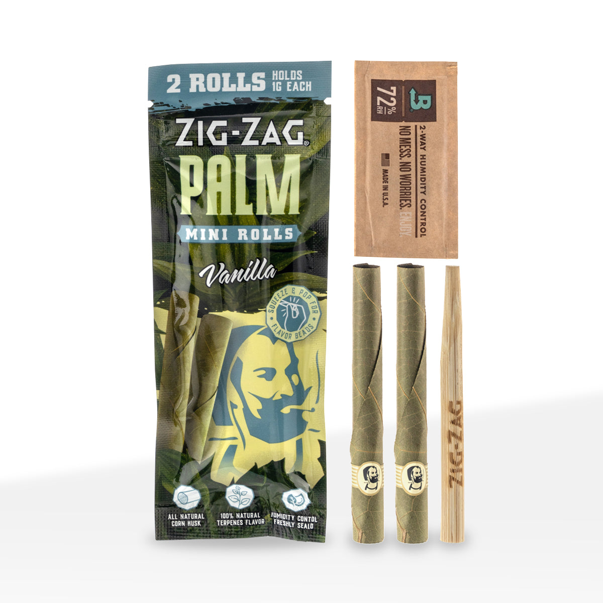 Zig-Zag® | Palm Mini Rolls | 2 pack - 15 Count