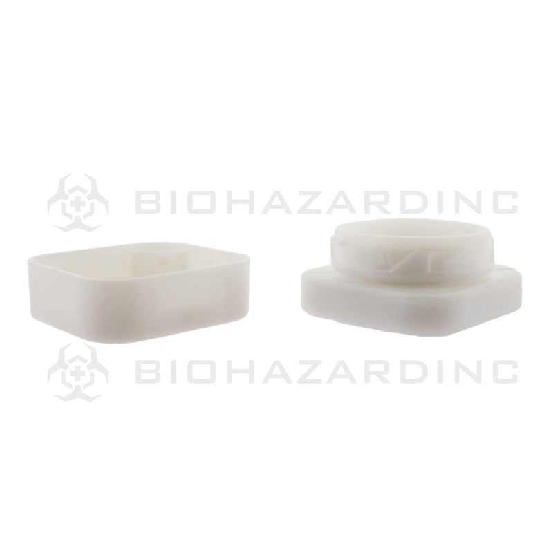 Child Resistant | Square Glass Concentrate Jars | 9ml - 250 Count - Various Colors Child Resistant Jar Biohazard Inc   