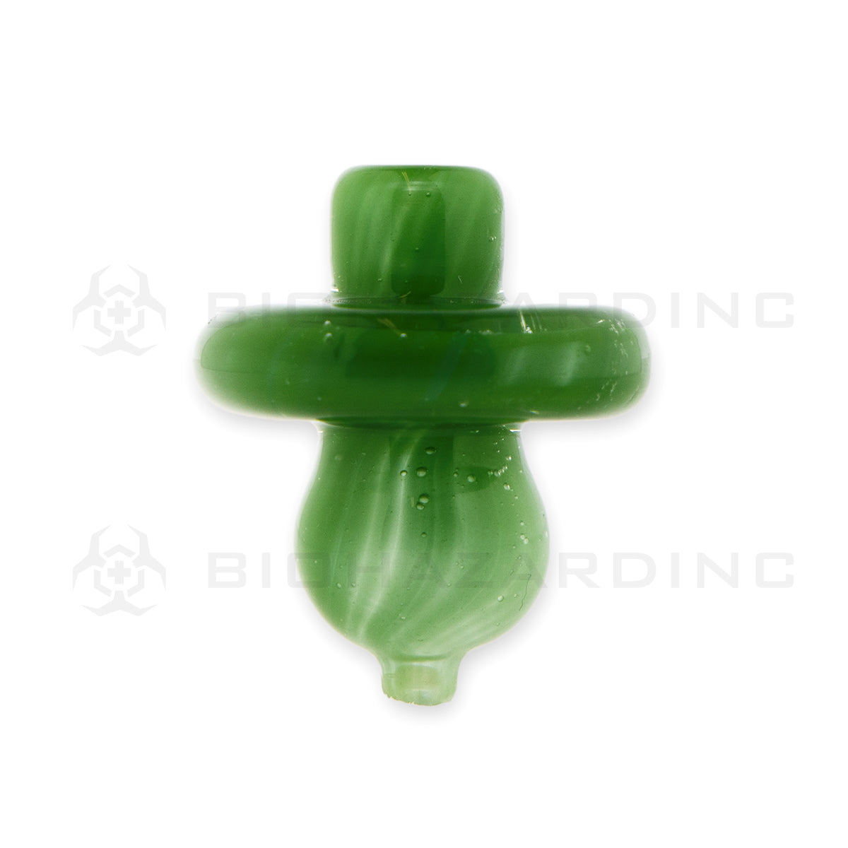Carb Cap | Glass Directional Bubble Carb Cap | Various Colors Carb Cap Biohazard Inc Green  
