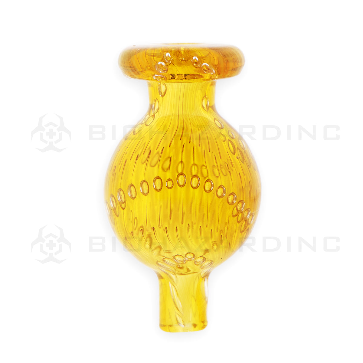 Carb Cap | Glass Bubble Matrix | Various Colors Carb Cap Biohazard Inc Amber  