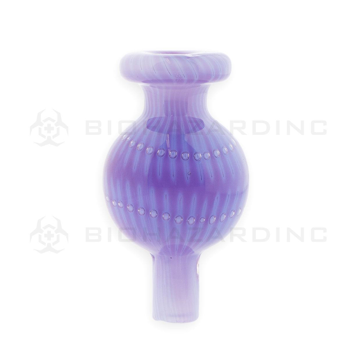 Carb Cap | Glass Bubble Matrix | Various Colors Carb Cap Biohazard Inc Purple  