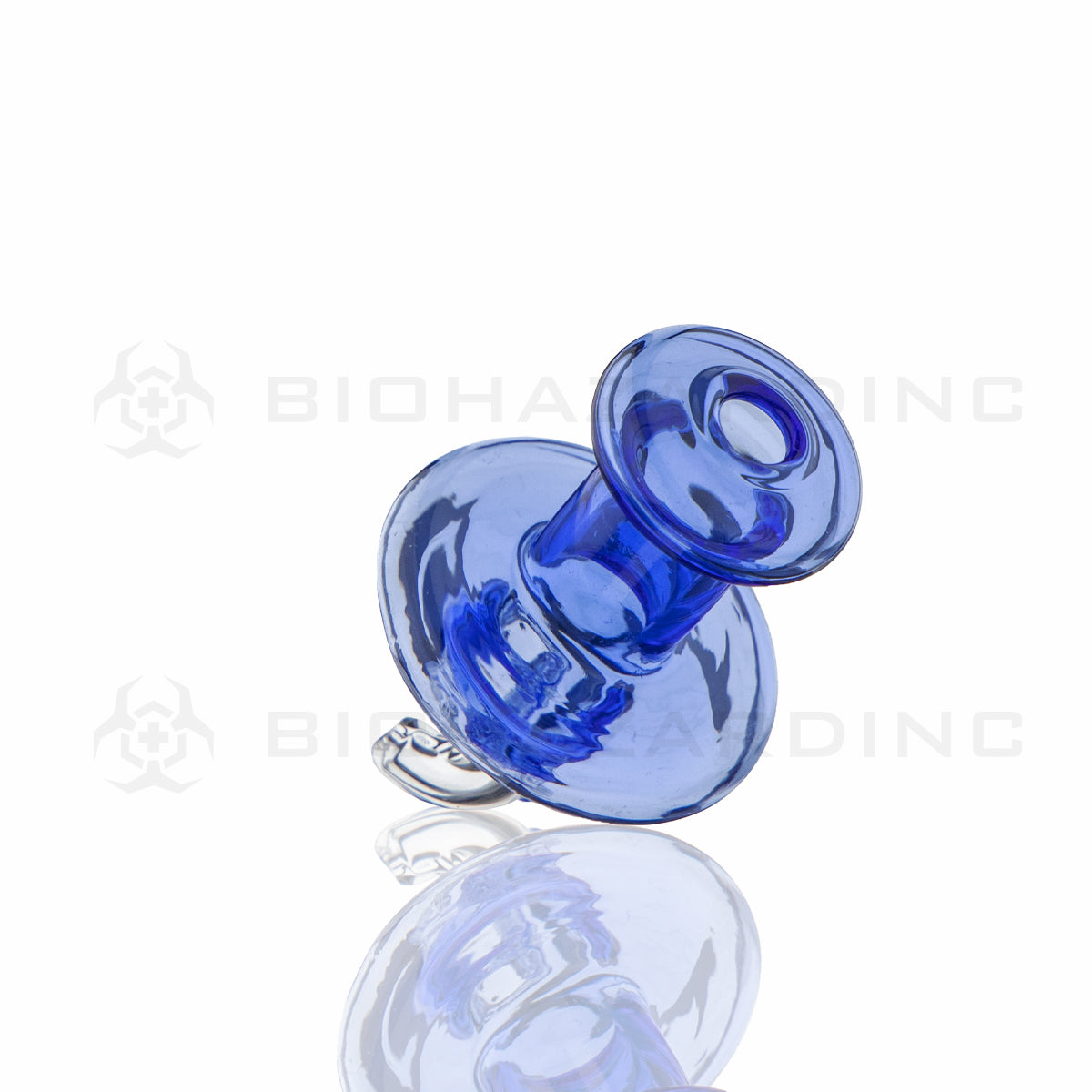 Carb Cap | Dual Airflow Directional Glass Carb Cap | Various Colors Carb Cap Biohazard Inc   