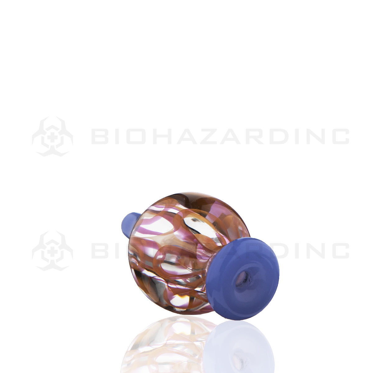 Carb Cap | Snaked Glass Round Directional Carb Cap | Various Colors Carb Cap Biohazard Inc   