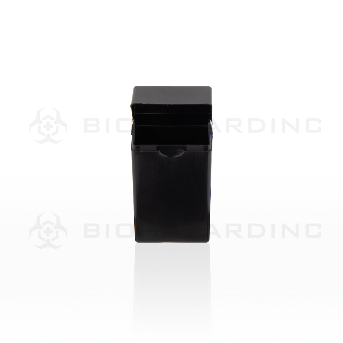 Preroll Cases | 85mm Portable Joint Boxes | 100 Count - Black Pre Roll Case Biohazard Inc   