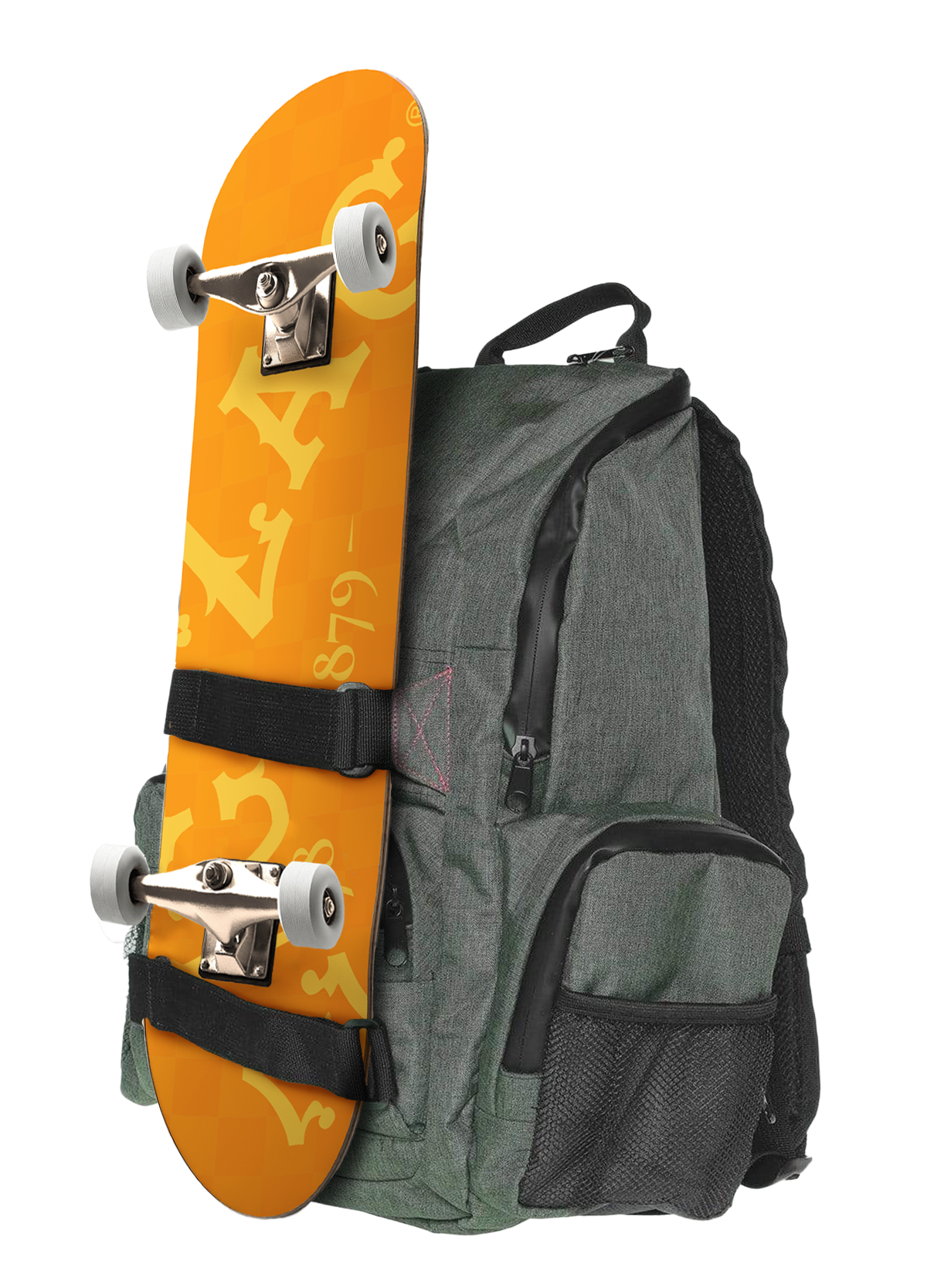 BrightBay | Smell Proof Carbon Transport Backpack | "DL Skater" - Forest Charcoal Smell Proof Carbon Bag BrightBay   