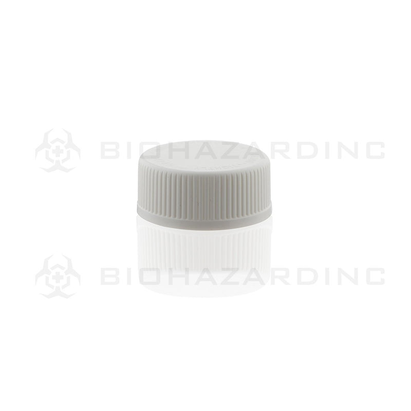 Plastic Pill bottle w/ Caps | 30cc - White - 250 Count  Biohazard Inc   
