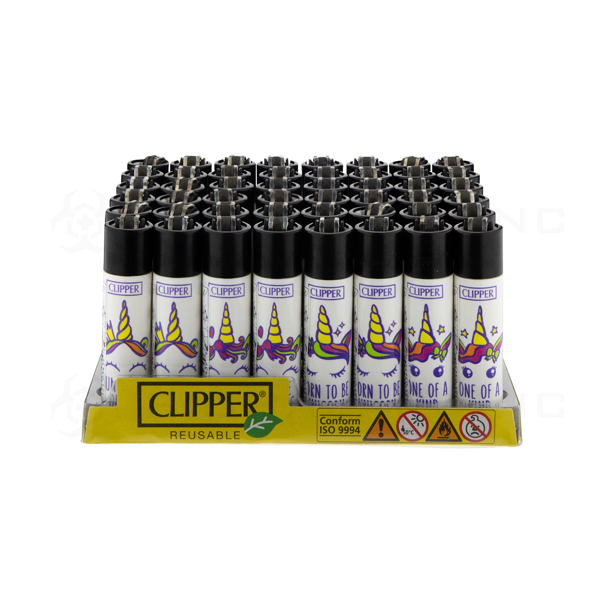 Clipper® | 'Retail Display' Unicorn Lighters | 48 Count Lighters Clipper   