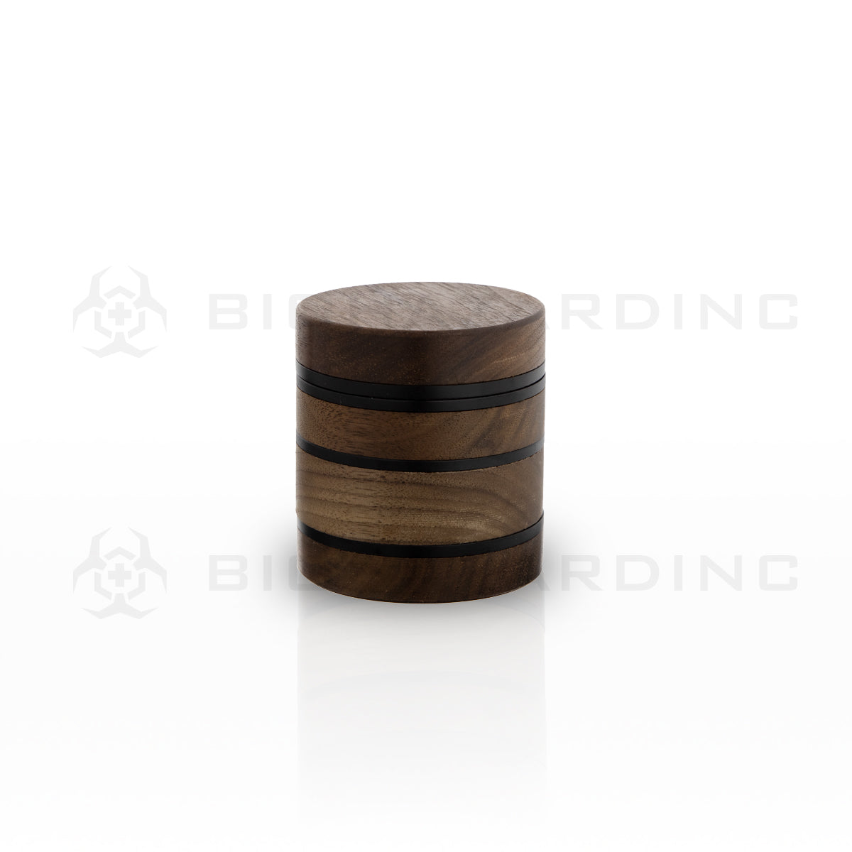 Grinder | Wood Grinder | 4 Piece - Black Trim Wood Grinder Biohazard Inc   