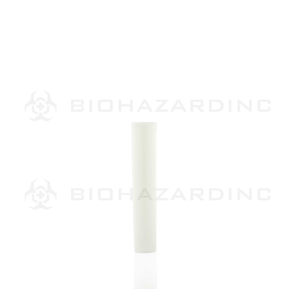 Child Resistant | Pop Top Opaque Plastic Pre-Roll Tubes | 98mm - White - 700 Count Child Resistant Joint Tube Biohazard Inc   