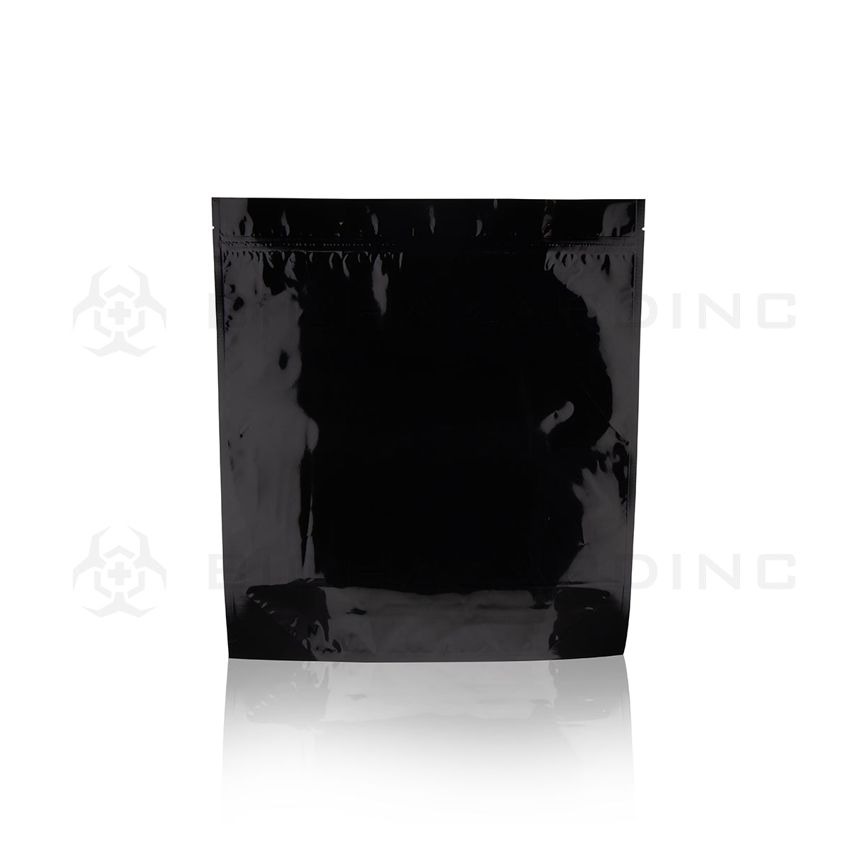 Tamper Evident | Glossy Black Vista Mylar Bags - Various Sizes Mylar Bag Biohazard Inc 14.5" x 17" - 448g - 100 Count - No Tear Notch  