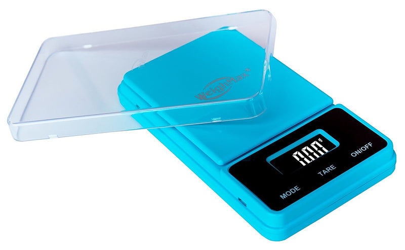 WeighMax | NJ-100 Digital Scale | 100g Capacity - 0.01g Readability - Various Colors Scale Biohazard Inc Blue  
