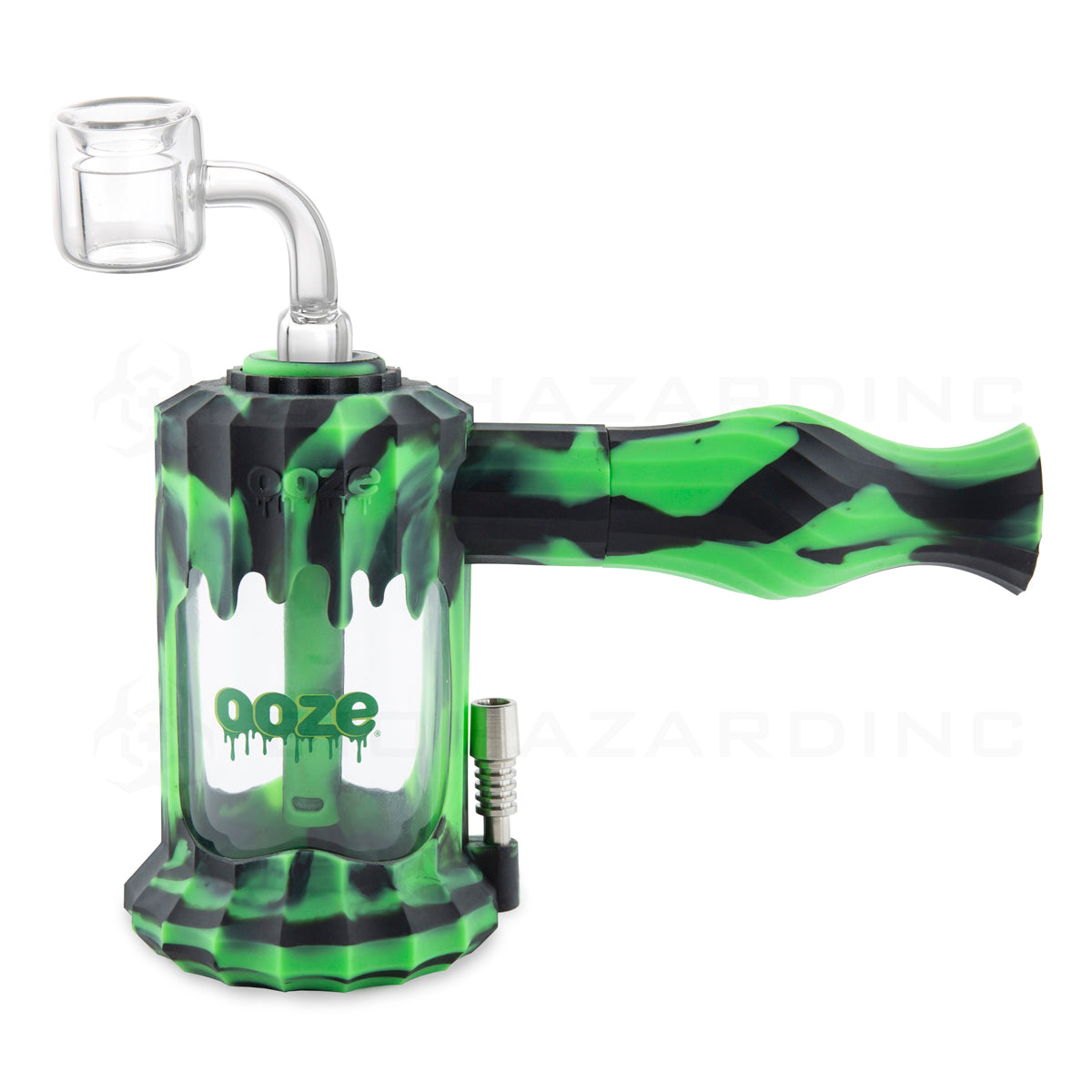 OOZE® | 4-in-1 CLOBB Silicone Nectar Collector & Water Pipe | Various Colors  Ooze Chameleon  